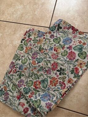 Floral Fabric Dinner Place Mats Jardin - Colorful Garden Print